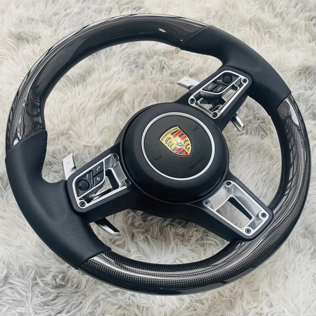 Systemcar67™Volant Carbone Porsche Cayenne Macan Carrera Boxster GT GTS