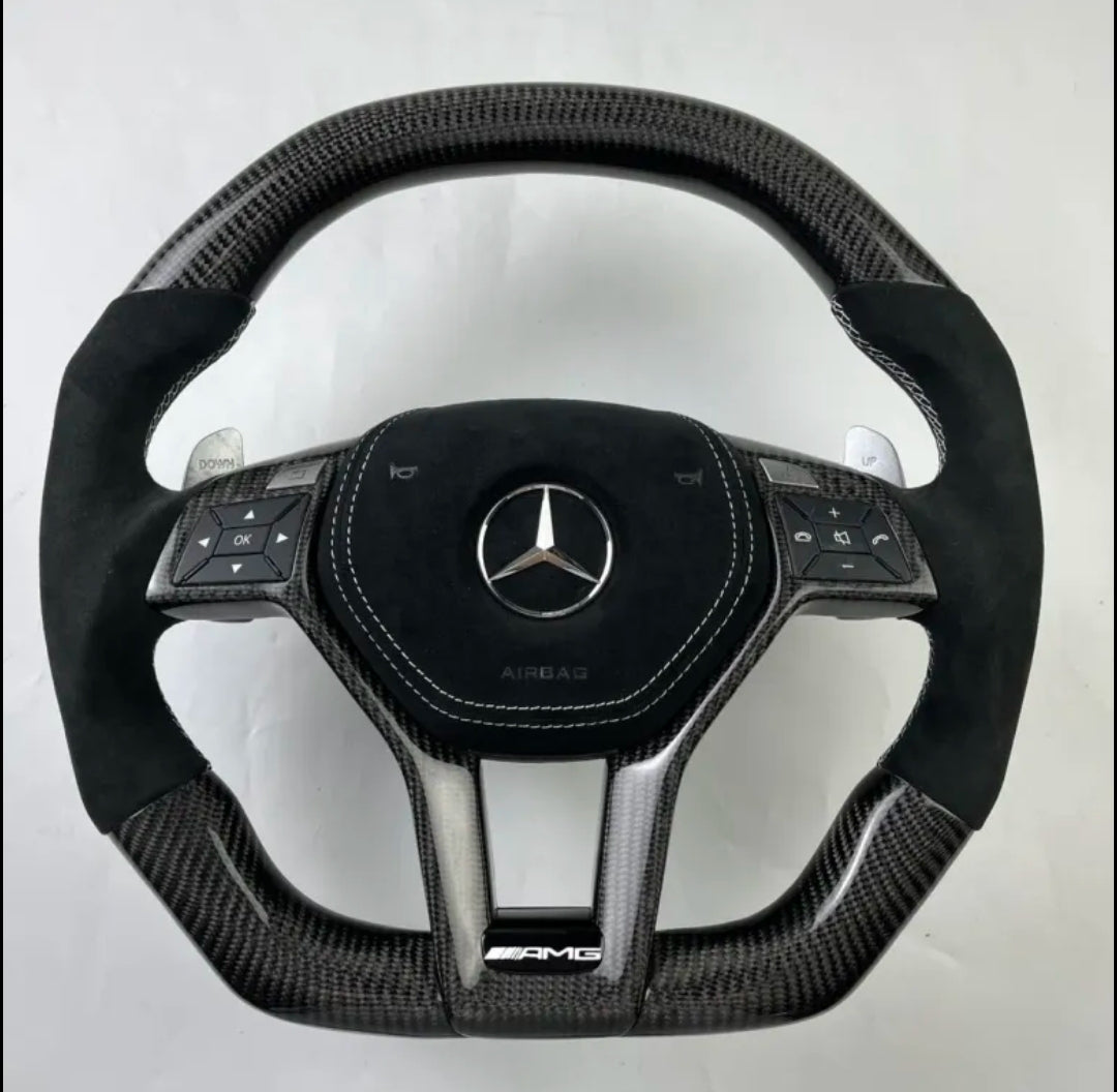 Systemcar67™Volant Mercedes-benz Carone C63 Mercedes Carbone Altancara W204, W212, X204, S212, C207, A207, C218, W246, W176, C117,