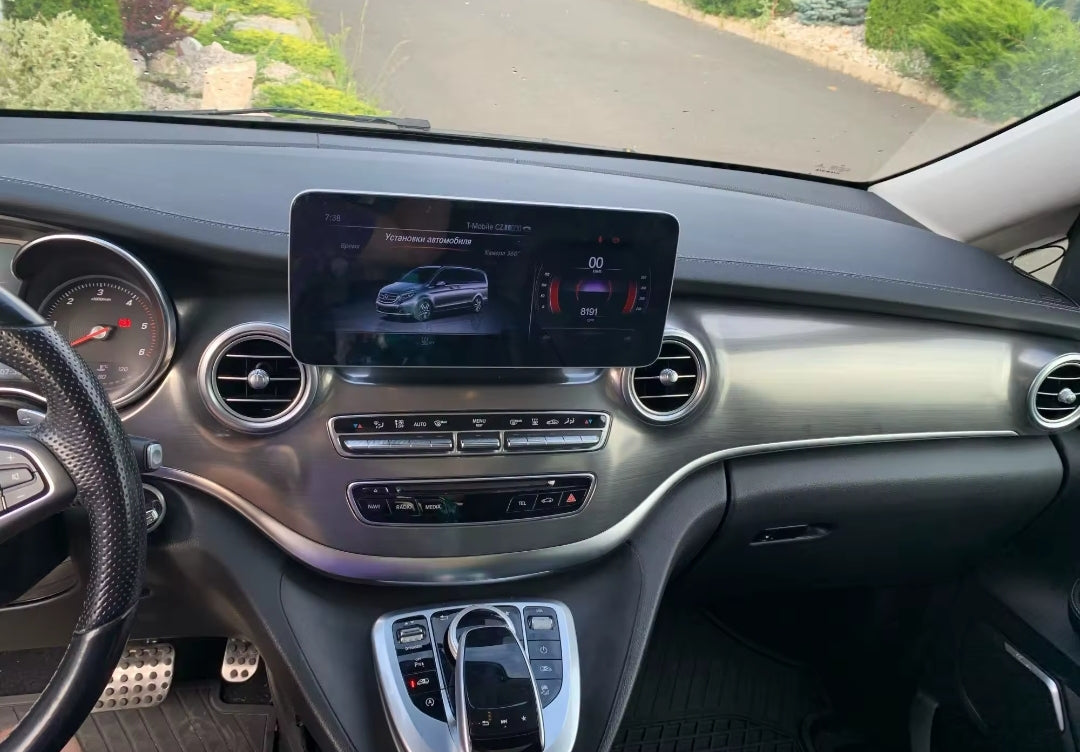 Systemcar67™Carplay Mercedes classe V Android 13 2014-2022 4G64 Carplay Sans fil NTG 5