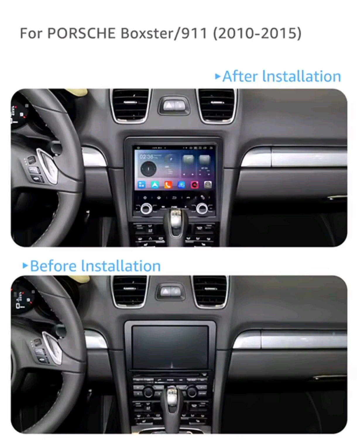 Systemcar67™ Carplay Porshe 991 Cayman Carplay sans fil 4G64 Garantie 2 ans