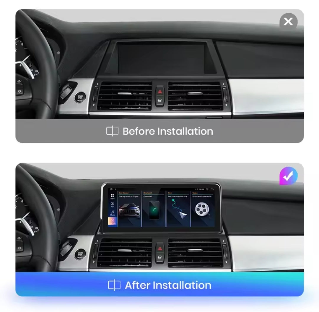 Systemcar67™ Carplay Bmw X5 X6 Android Auto 4G64 Android 13