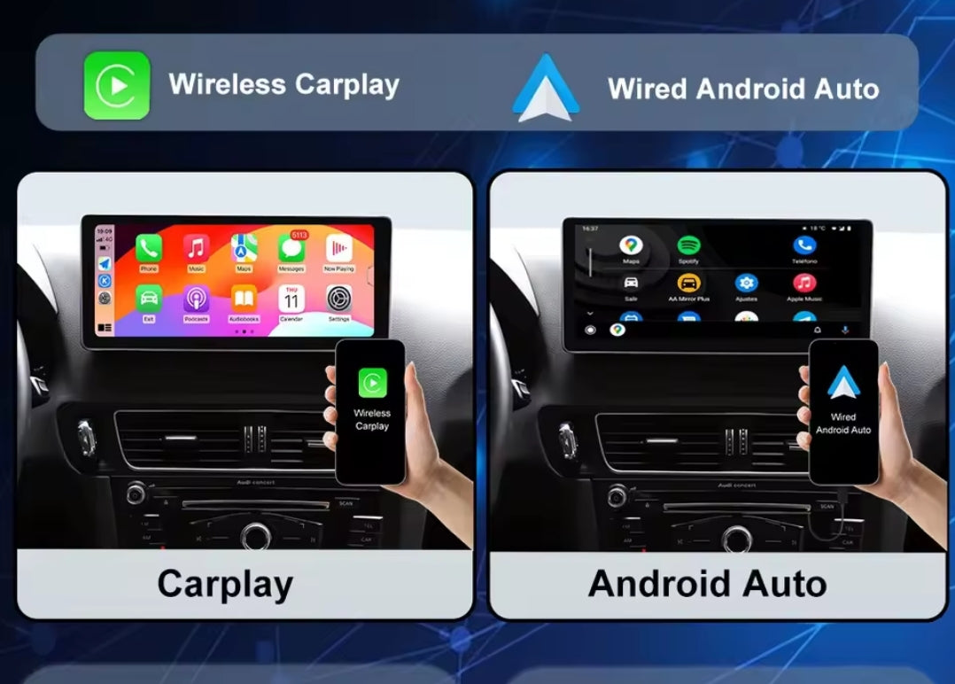 Systemcar67™ Carplay Audi A6 2005-2011 Carplay San Fil Android 13 Play Store