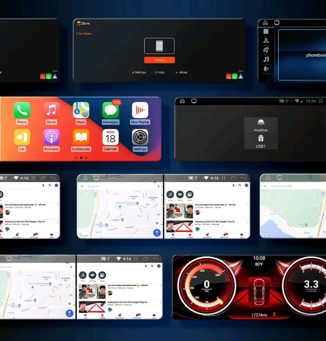 Systemcar67™ Carplay Audi A5 S4 B8 2008-2017 10.25 pouces