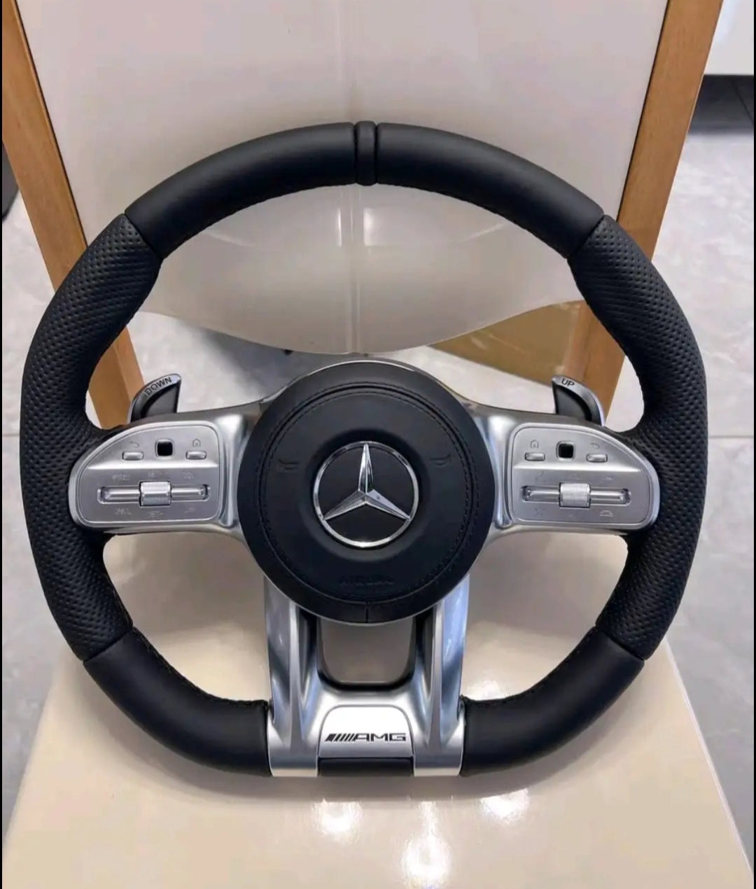 Systemcar67™Volant cuir Mercedes Mercedes, A, C,W205  E, G