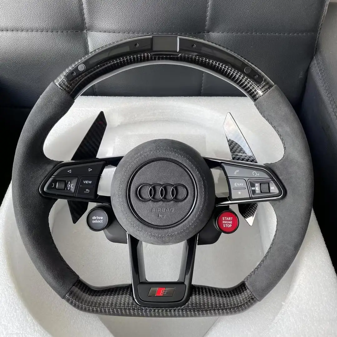 Systemcar67™ Volant Sport Audi Rs3 Rs4 Rs7 A3 A4 A5 A6 A7 S3 S4 S5 S6 S7 Q2 Q3 2013-2022 Chauffant