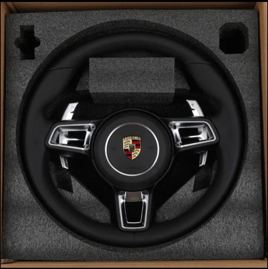 Systemcar67™ Volant Porshe 911GTS 977 987 Cayman 987 Boxster  Cayenne panamera avec sandbeige airbag