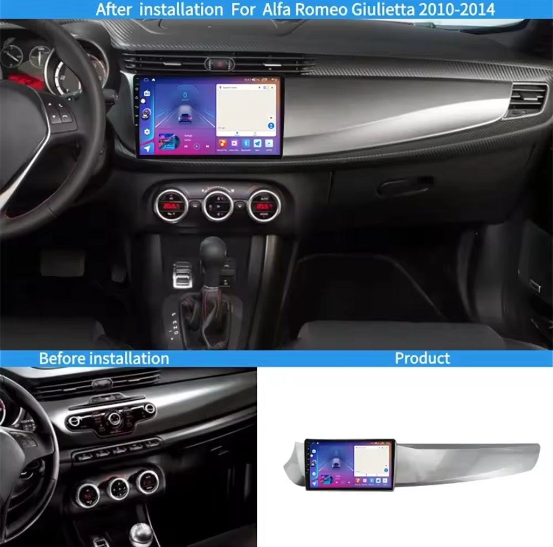 Systemcar67™ Carplay Alfa romeo giulietta Android 13 play store Youtube Netflix