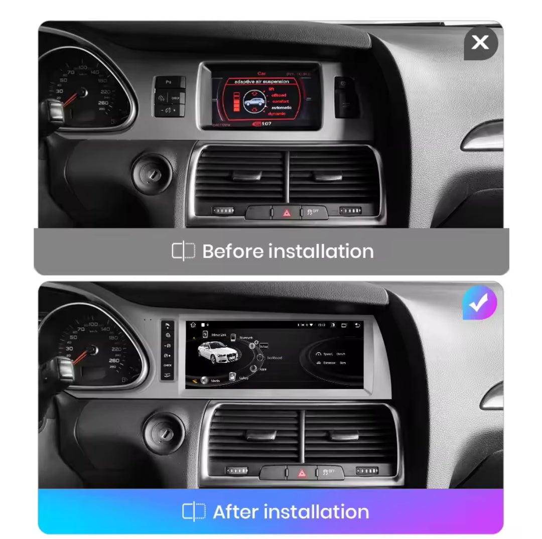 Systemcar67™ Carplay Audi Q7 2005-2015 [4G64] Play store Netflix youtube boitier fibre inclus