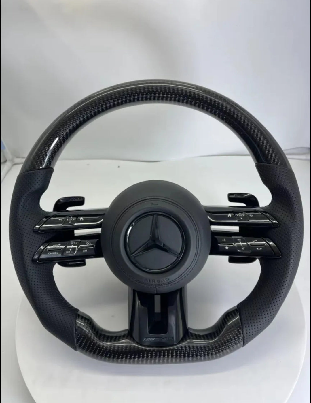 Systemcar67™Volant Mercedes-benz Carbone AMG Mercedes A, A45, C43, C63, E43, E, Glc, Glc63, Gle, Gls63, Gls, G63, S, S65 W205 Cls