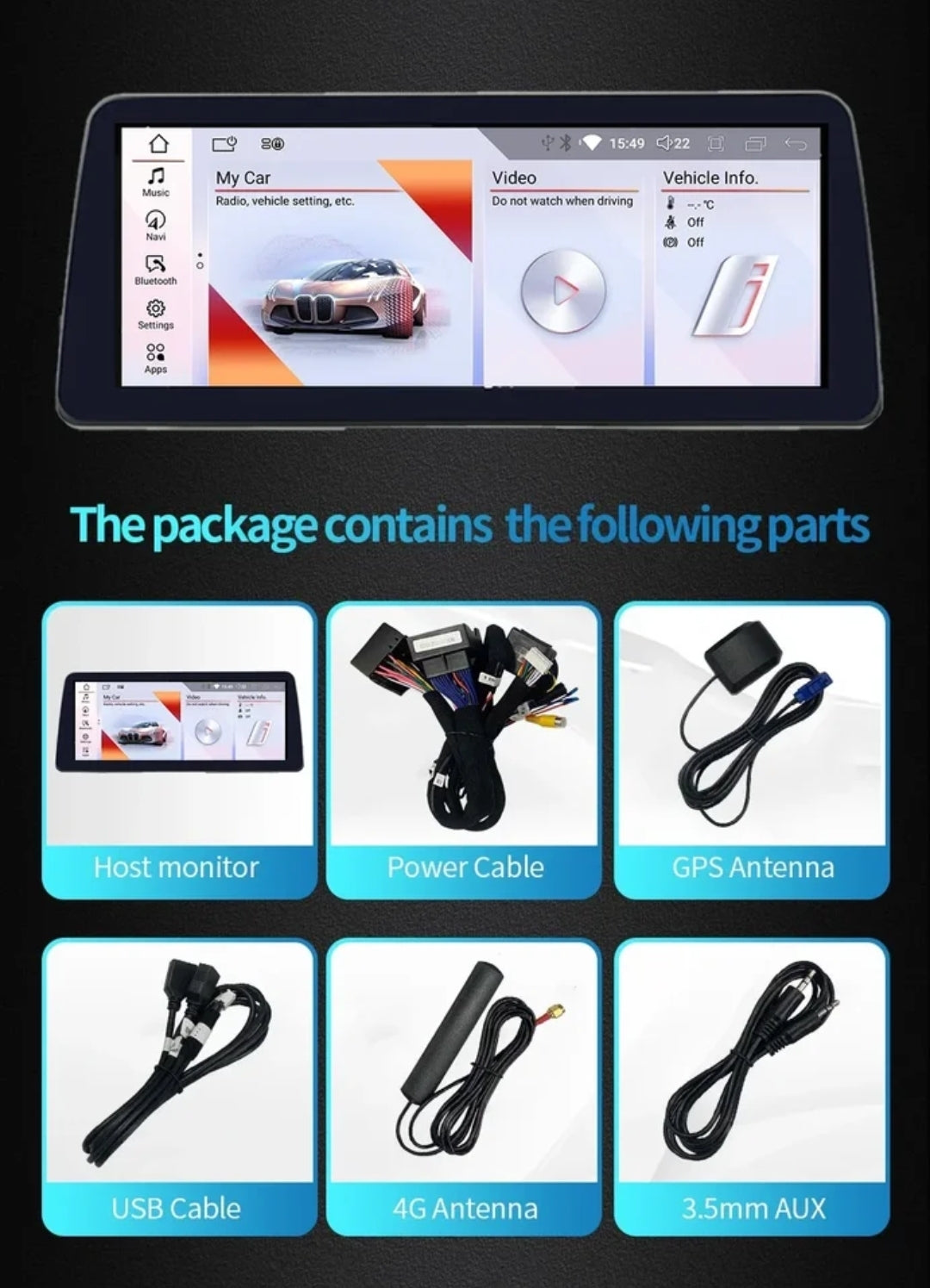 Systemcar67™ BMW Série 2 F45 Android 13 2017-2020 CarPlay