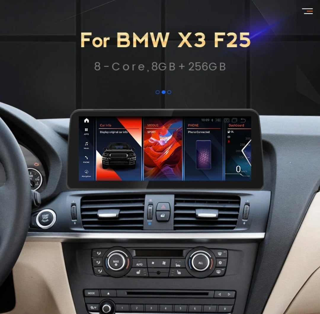 Systemcar67™ BMW SERIE X3/X4 F25/F26 de 2010 à 2017 système CIC ou NBT