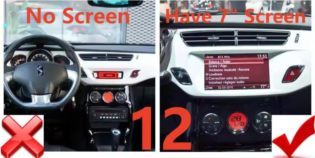 Systemcar67™ Citroën C3 DS3 Carplay Android 13 Carplay sans fil 2010-2016