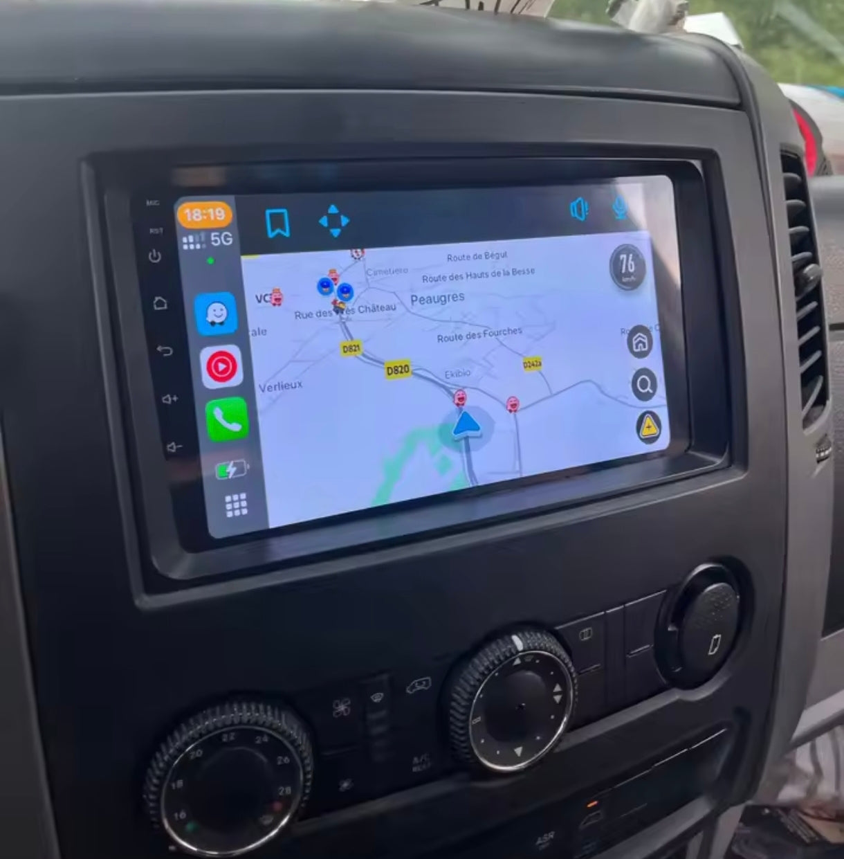 Carplay Mercedes Classe A B Sprinter