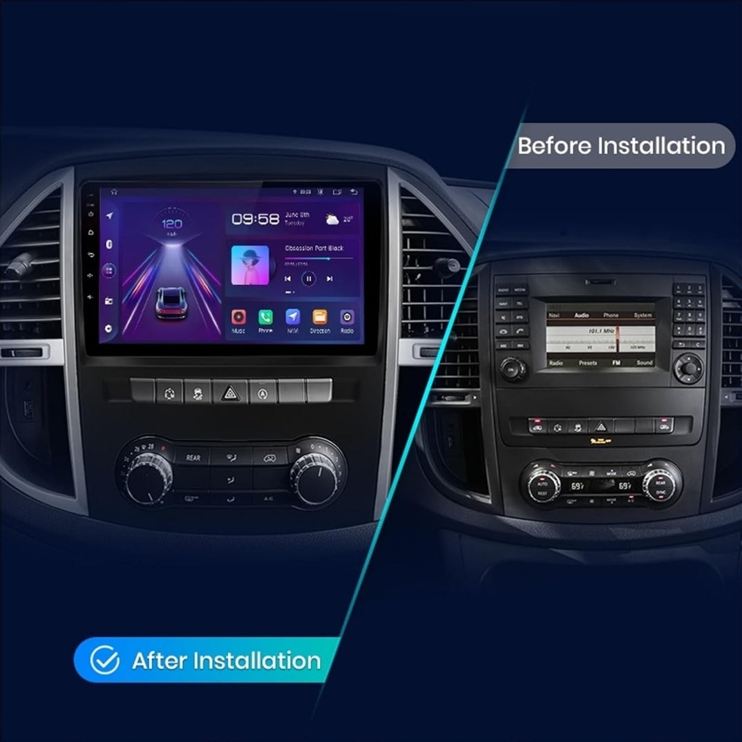 Systemcar67™ Carplay Mercedes Vito w447 Android 13 [4G64G]