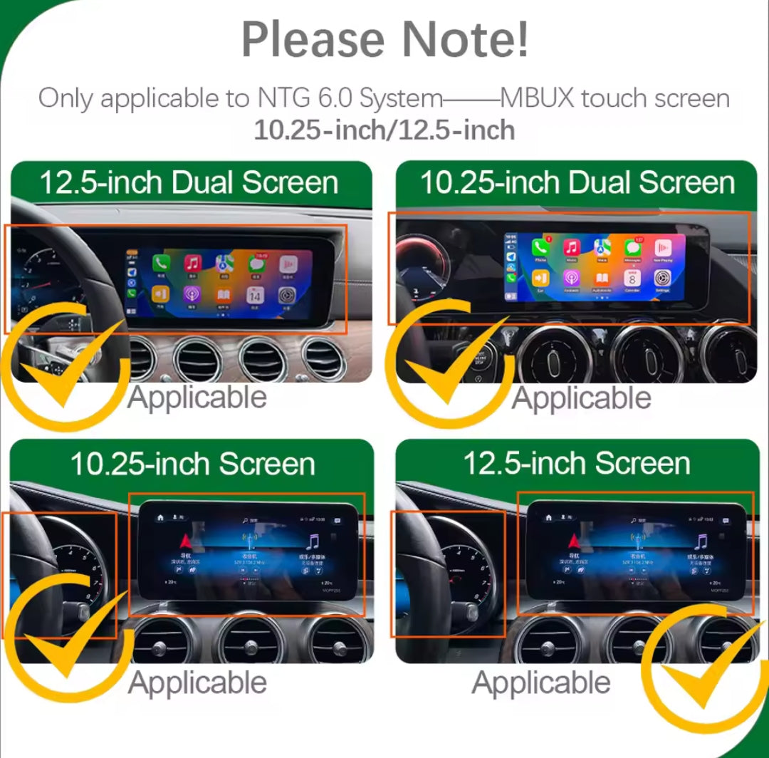 Systemcar67™ Carplay Mercedes W176 W177 NTG6 NTG7