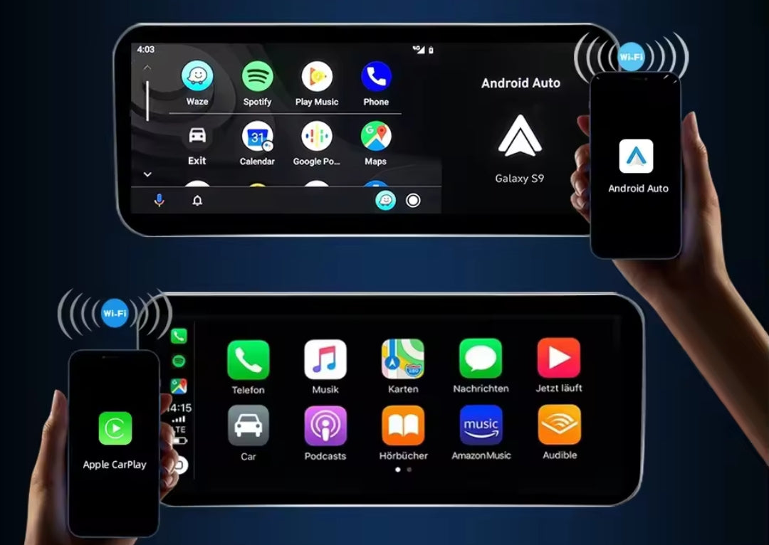 Systemcar67™ Mercedes-Benz W205 C/GLC/ classe 12.5 pouces NTG5 Carplay san fil