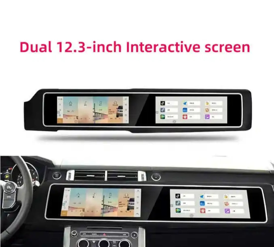 Systemcar67™ Carplay Range Rover Svr, Sport,6G128 Andorid 13 Carplay 2013-2017 double écran