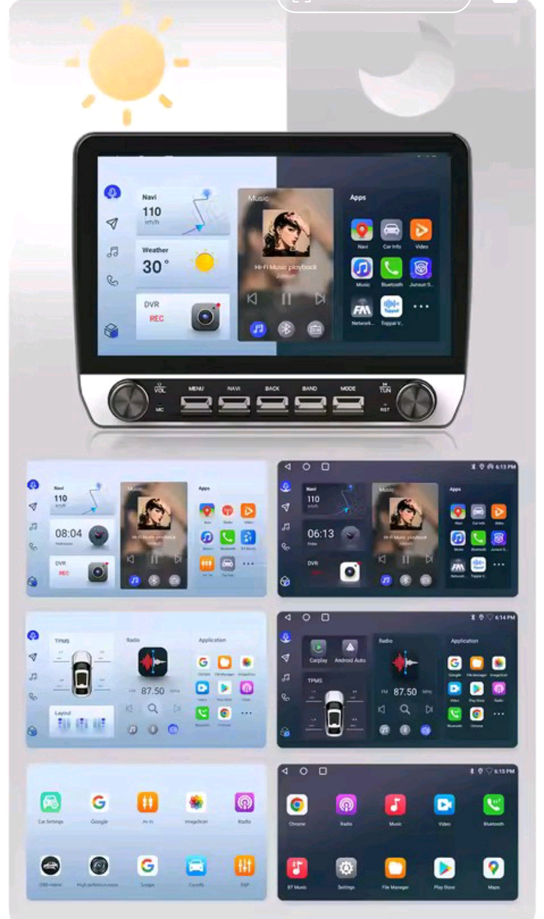 Systemcar67™ Citroën C5 Carplay sans fil Android 13 2008-201,7