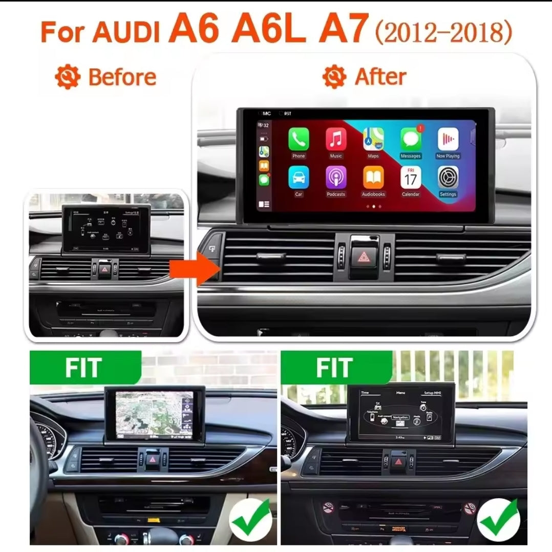 Systemcar67™ Carplay Audi A6 2012-2018 Carplay San Fil Android 13