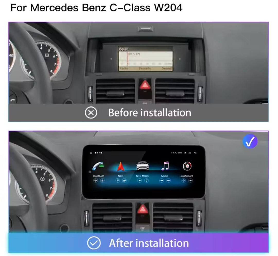 Systemcar67™ Carplay Mercedes W204 4G64 Carplay sans fil NTG 4