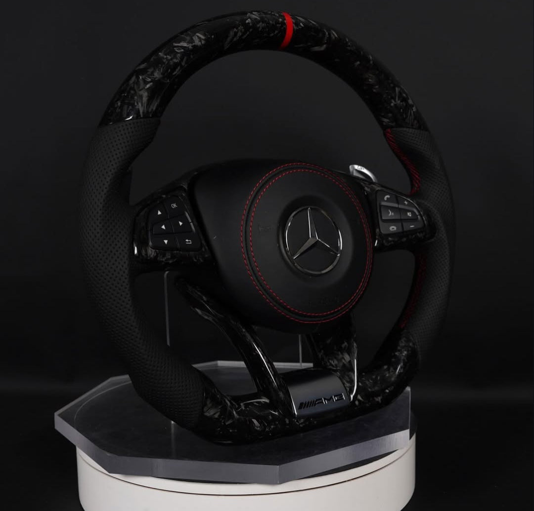 Systemcar67™ Volant Mercedes classe C C63 CLA W176 GLA GLK X156 C117 A45 airbag inclus