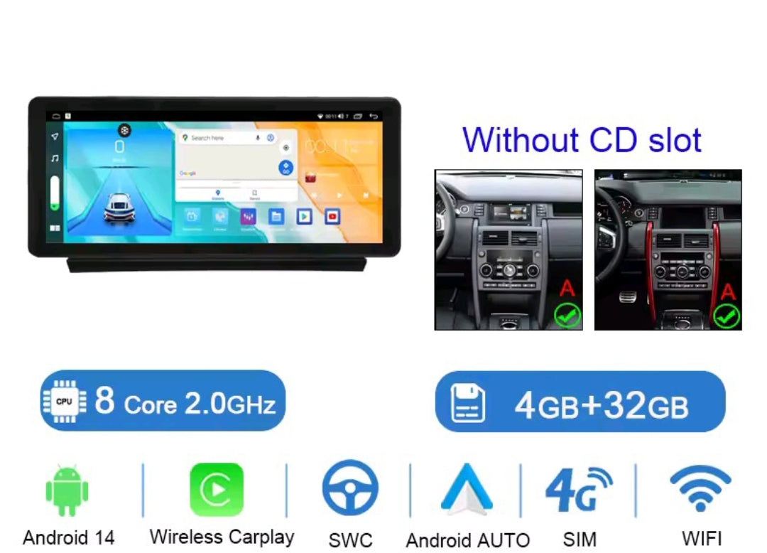 Systemcar67™ Carplay Discovery 5 4G64 Android 13 Carplay 2015 - 2019